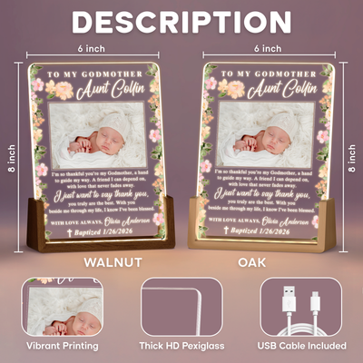 Blessed With You – A Personalized Godmother Keepsake
